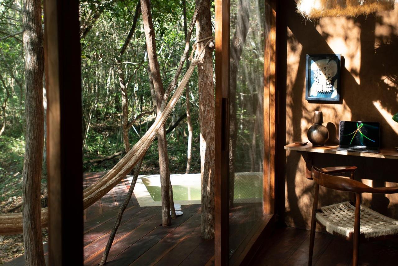 Ojo De Arbol, Boutique Cabin In The Real Jungle Tulum Bagian luar foto