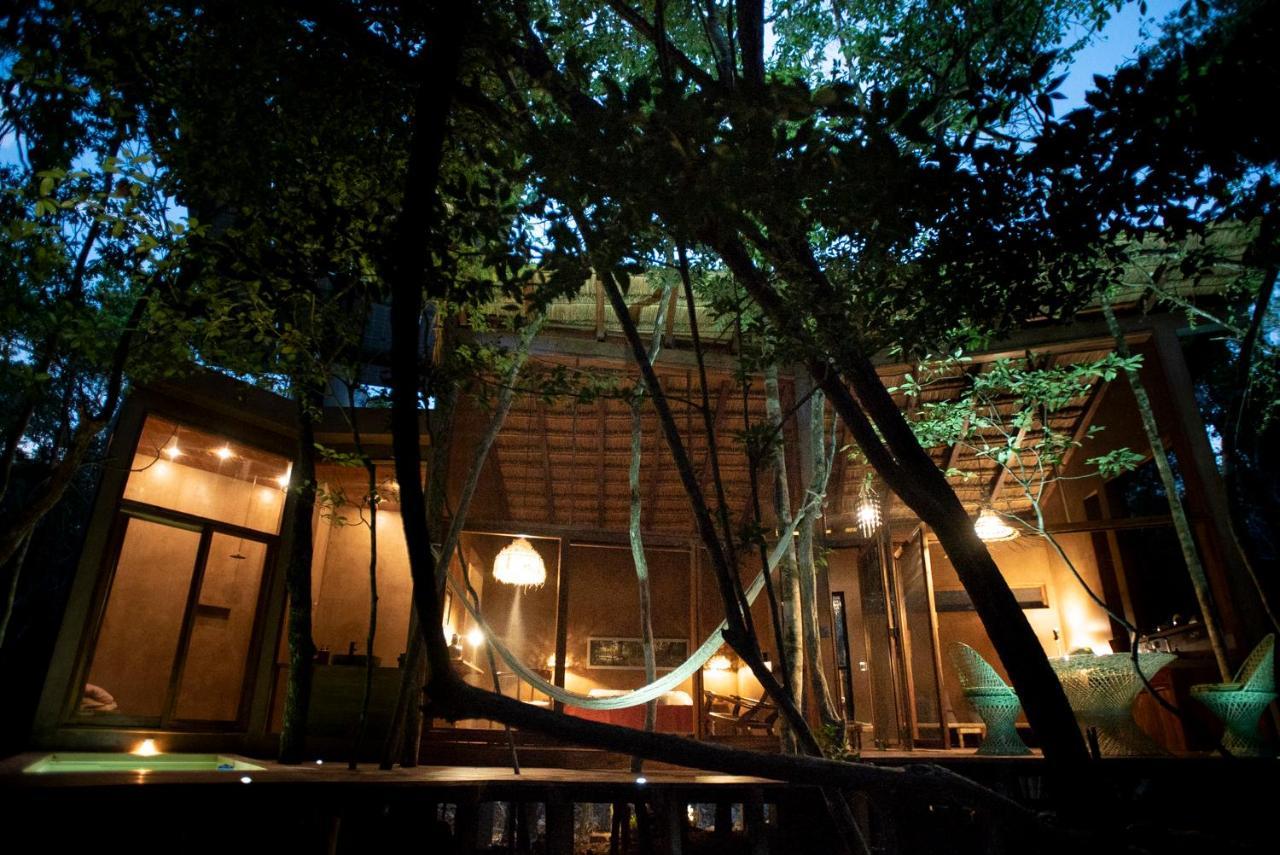 Ojo De Arbol, Boutique Cabin In The Real Jungle Tulum Bagian luar foto