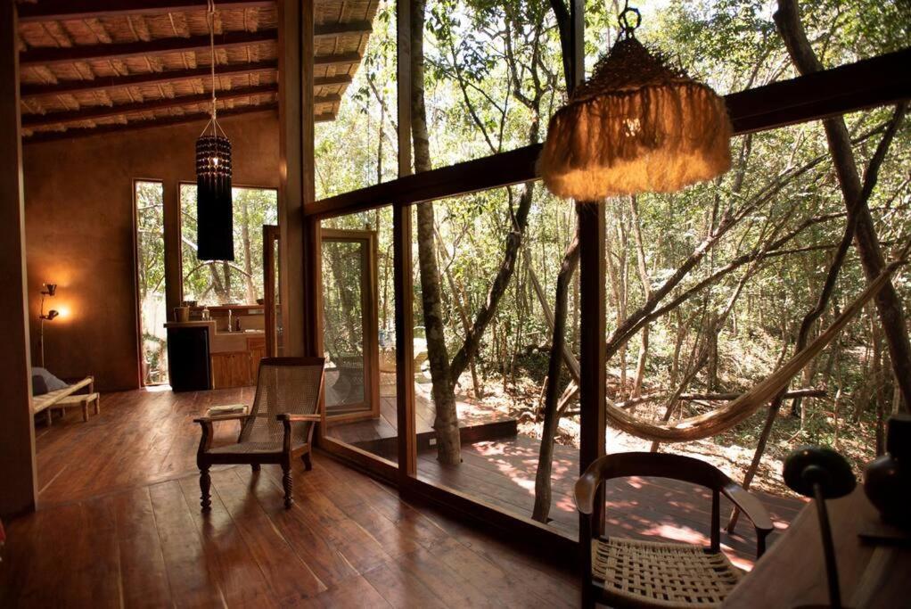 Ojo De Arbol, Boutique Cabin In The Real Jungle Tulum Bagian luar foto