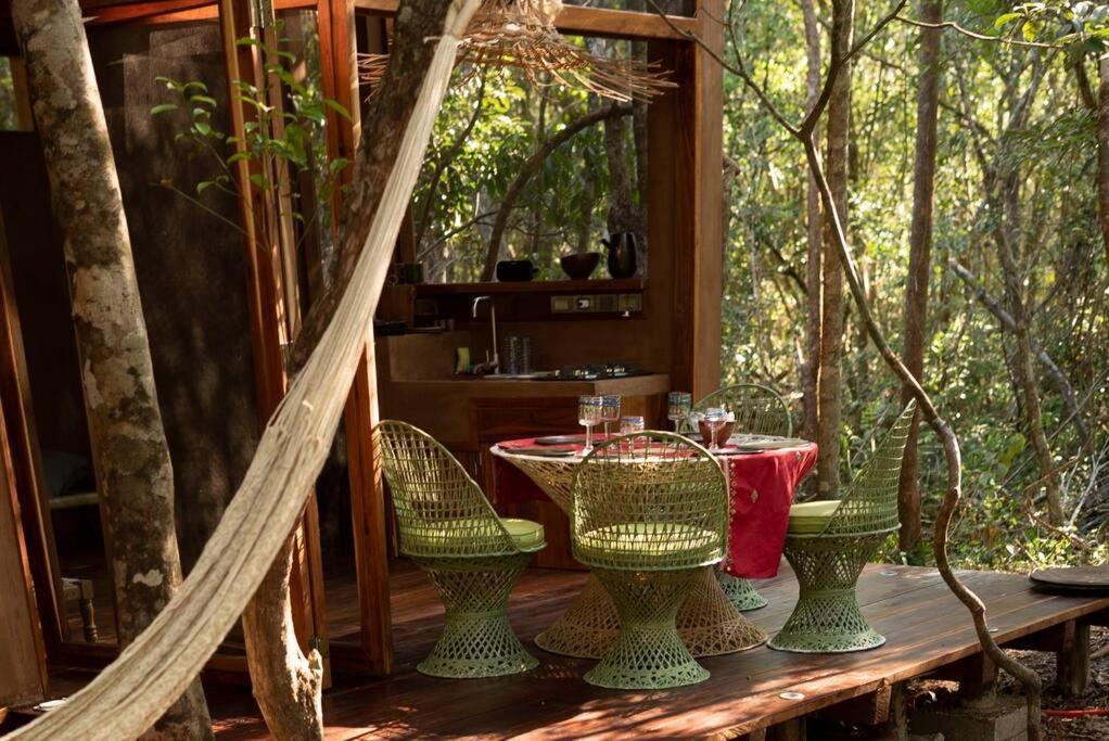 Ojo De Arbol, Boutique Cabin In The Real Jungle Tulum Bagian luar foto
