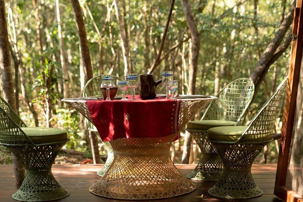 Ojo De Arbol, Boutique Cabin In The Real Jungle Tulum Bagian luar foto
